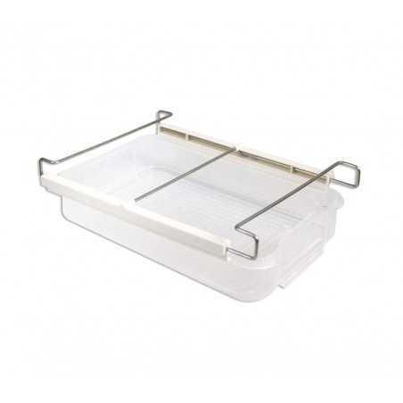 871025 Organizer Frigo regolabile con cassetto estraibile trasparente