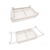 871025 Organizer Frigo regolabile con cassetto estraibile trasparente