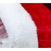 Vestito natalizio con fascia nera attacco a velcro per animali di piccola taglia