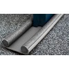 1470 Geko Double Paraspifferi sottoporta a doppia chiusura 95x950mm Grigio