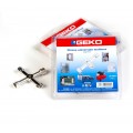Geko 6200 91 Chiave a Croce universale multiuso 4in1 per cabine del gas e altro