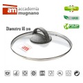 Coperchio in vetro 16 cm Accademia Mugnano Linea CUORE DI PIETRA Mineral Stone