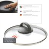 Coperchio in vetro 16 cm Accademia Mugnano Linea CUORE DI PIETRA Mineral Stone