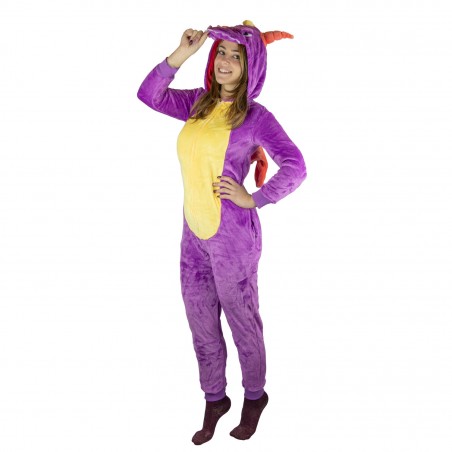 Pigiama intero UNISEX Cosplay da Animale a tuta felpato mod. Drago da