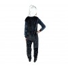 Pigiama intero Cosplay da bambino skull felpata UNISEX da 4 a 14 anni