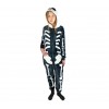 Pigiama intero Cosplay da bambino skull felpata UNISEX da 4 a 14 anni