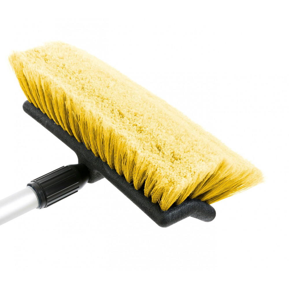 Spazzola Ad Acqua Per Finestre Con Asta Telescopica - Spazzola Ad Acqua 35/55cm, Tubo 7-12m Per Pulizie Alte Kit Pulizia Pannelli Solari