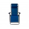 Sedia sdraio pieghevole EVERTOP 485330 totalmente reclinabile relax BLU