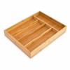 Box Portaposate 512983 in Bamboo 34x25x4cm 5 scompartimenti 100% ecologico