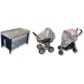 Zanzariera 228037 universale 3 in 1 passeggino ovetto e porta enfant 90x140cm