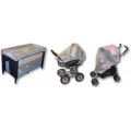 Zanzariera 228037 universale 3 in 1 passeggino ovetto e porta enfant 90x140cm