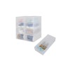 Set contenitore organizzatore scarpe trasparent box organizza scatola scarpe 