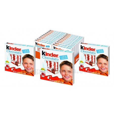 Ferrero Kinder barrette T4 pack risparmio da 20 pz x 50g (4 barrette) cioccolato