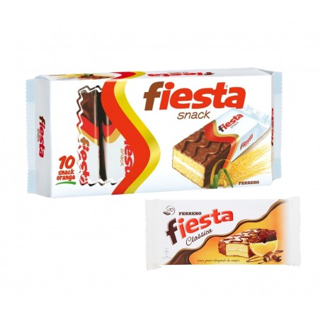 Ferrero Fiesta Merendina Confezione Risparmio 7 pack da 10 monoporzioni da 36g