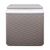 ADRIATIC 271674 Frigo portatile da 24 lt in PP GRIGIO trama RATTAN 40x37x23cm