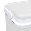 ADRIATIC 271681 Frigo portatile da 24 lt in PP Bianco trama RATTAN 40x37x23cm