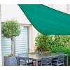 Telo triangolare Ombreggiante 482391 Verde 5x5x5 mt tenda a vela con corda