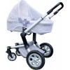 Zanzariera 228037 universale 3 in 1 passeggino ovetto e porta enfant 90x140cm