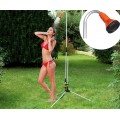 Doccia da esterni con struttura estensibile per giardini e piscine facile montaggio