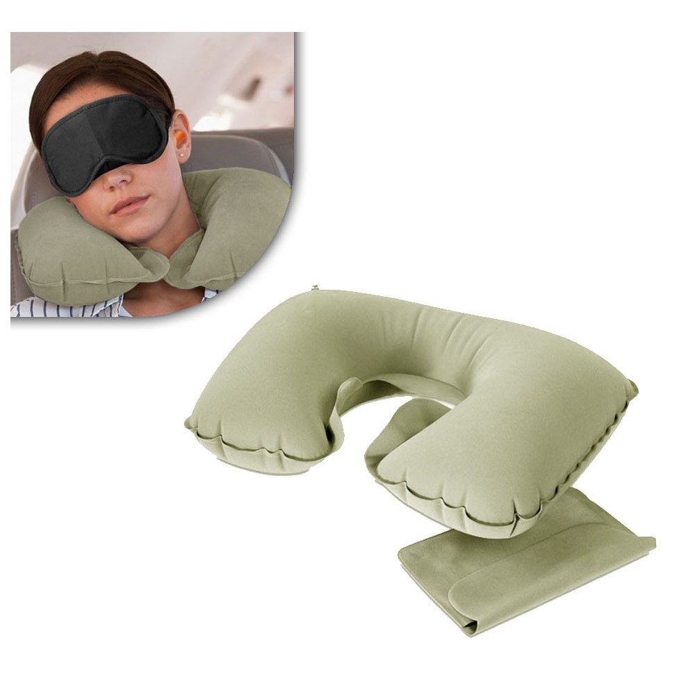 Cuscino gonfiabile salvaspazio da viaggio ergonomico per comodi