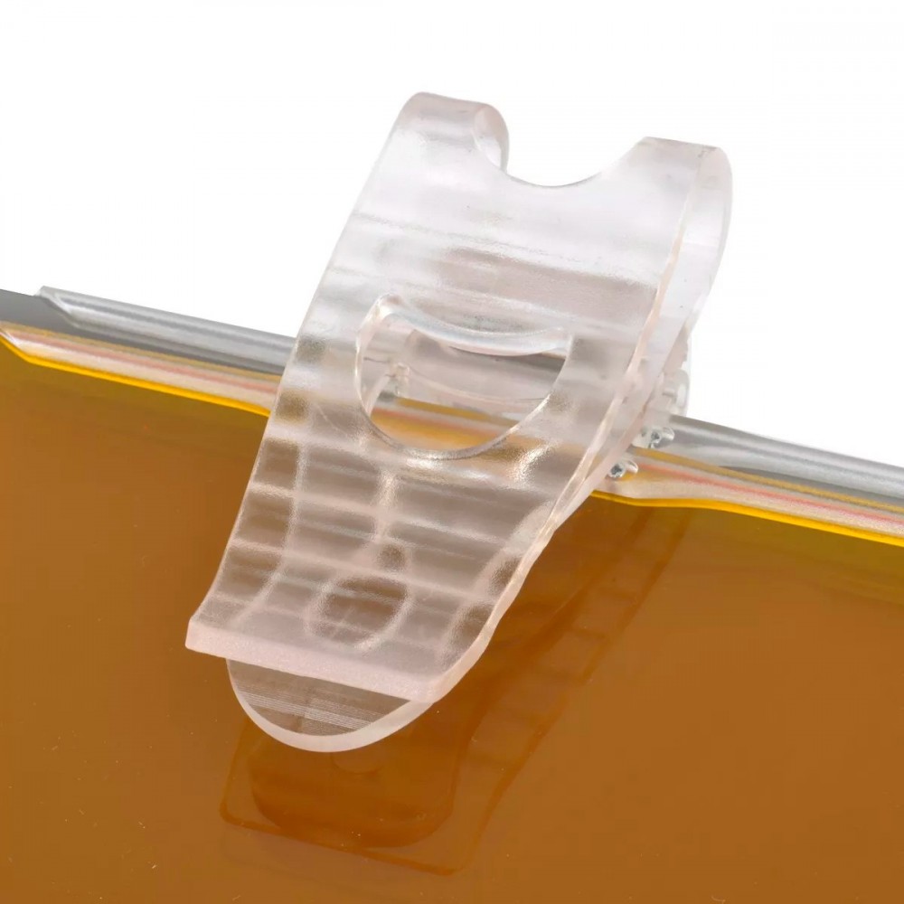 TOTMOX Estensione Visiera Parasole Auto - Regolabile 180°, Gialla Per Notte, Antiabbagliamento, 320x140mm - Foto 4