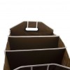 Organizer per auto bagagliaio 627489 multitasche pieghevole 53x31x31cm TNT