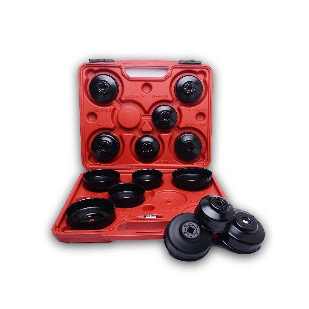 Set 23 Chiavi Per Filtro Olio Aramox – Coppette In Lega Di Alluminio Per La Rimozione Del Filtro, Con Cricchetto E Anelli - 4