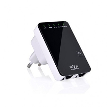 Ripetitore Wireless-N 300 mbps amplificatore 2 porte Rj45 wifi range extender