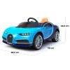 Macchina elettrica LT900 12V per bambini BUGATTI CHIRON super accessoriata