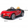 Macchina elettrica LT900 12V per bambini BUGATTI CHIRON super accessoriata