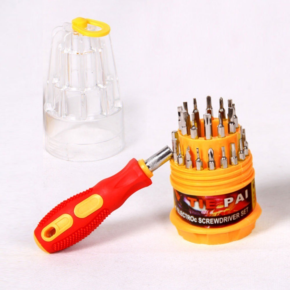 Set Da 12 Cacciaviti Magnetici Professionali – 6 Phillips E 6 Piani, Manico Ergonomic Con Codice Colore
