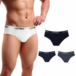 Slip da uomo B-0021 mod. NIKI cotone in tinta unita con elastico a fascia