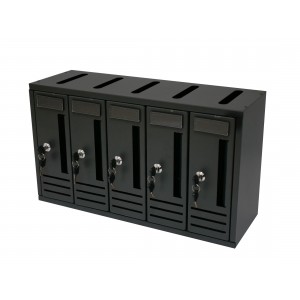Cassetta condominiale Verticale 5 posti 900.5 Dumas ARTIGIAN FERRO 52x18x30h