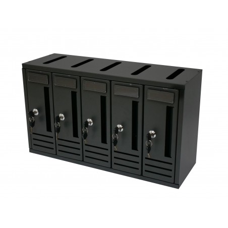 Cassetta condominiale Verticale 5 posti 900.5 Dumas ARTIGIAN FERRO 52x18x30h