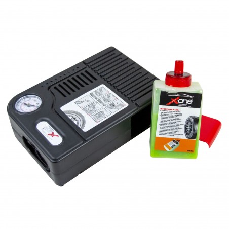 XONE No problem EF029 Kit Ripara Gomme di emergenza pompa e liquido riparatore