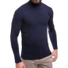 Maglia da uomo mod. Raphael VKA28 interno felpato slim fit a mezzo collo