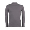 Maglia da uomo mod. Raphael VKA28 interno felpato slim fit a mezzo collo