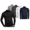 Pack da 6 Maglia da uomo mod. Philip VKA29 interno felpato slim fit collo alto