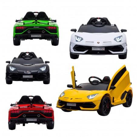 Lamborghini Aventador SVJ per Bambini 12V LT904 Telecomando 12V MP3 luci led