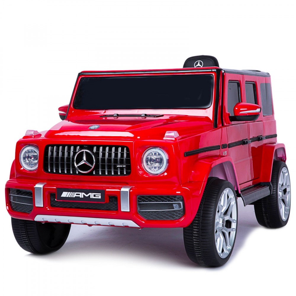 Macchina Elettrica per Bambini 6V con Licenza Mercedes GLA AMG Rossa