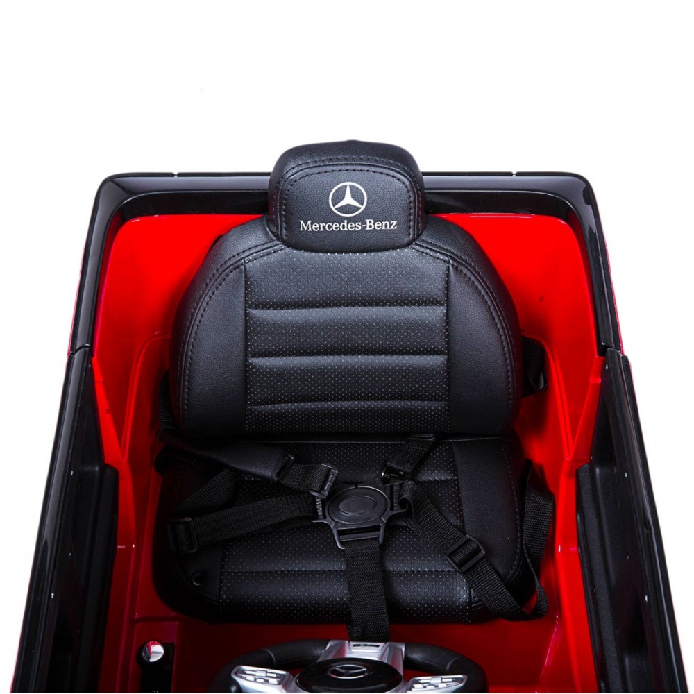 Macchina Elettrica Per Bambini Mercedes G63 AMG - 12V - Telecomando 2.4GHz - Sedile Pelle - Batteria 4,5Ah - Nero - 4