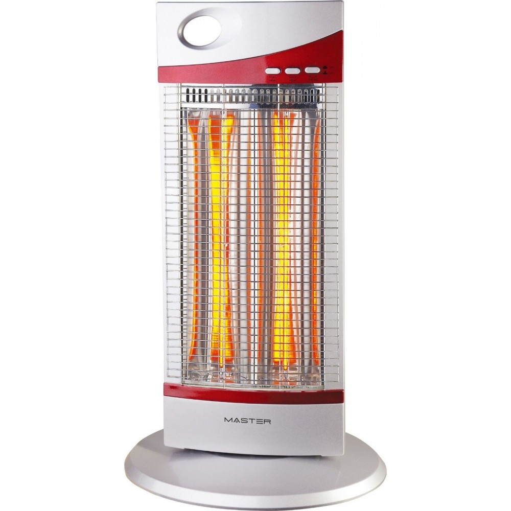 Stufa Alogena Oscillante 1600 W – Portatile, 4 Livelli Di Potenza, Termostato, Antiribaltamento E Protezione Termica