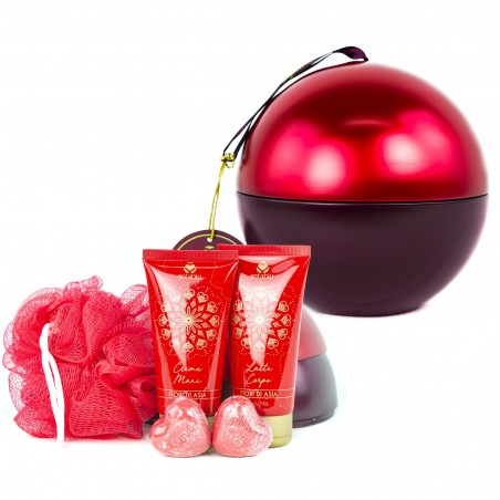 SETABLU 572620 Sfera Sorpresa SEGRETI D'INDIA 4 in 1 con creme saponi e spugna