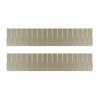 Pack 2 Divisori organizer componibili per cassetti in plastica 90x435mm