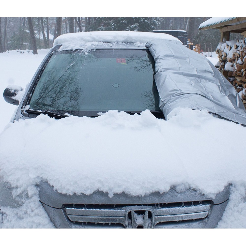 FrostGuard Summit - Copertura per parabrezza auto, copertura completa, per ghiaccio, neve e gelo, copertura per tettuccio apribile, parabrezza anteriore, finestrini laterali e specchietti retrovisori