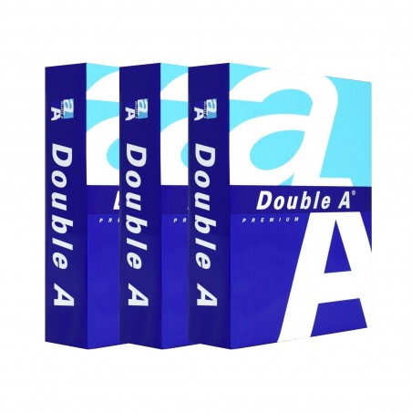 Pack da 3 Risme di carta 015430 formato A5 500 fogli da 80 g DOUBLE A Premium