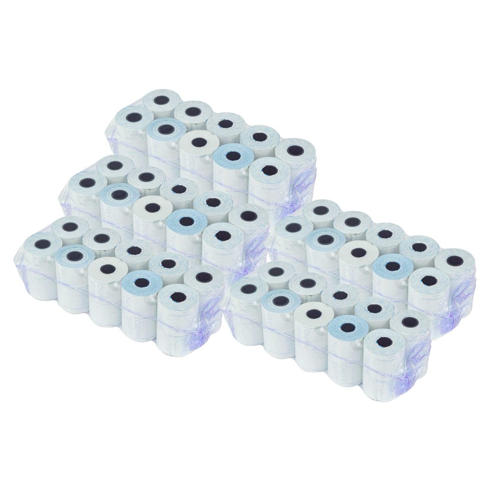 PA GROUP Rotoli Carta Termica Da 57mm X 18m – Confezione 5 Pezzi, Senza BPA, Anima 12mm, Prodotto Made In Italy Per POS