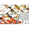 Tombola Napoletana 48 cartelle 221439 cartellone paniere vimini e numeri