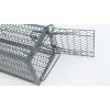 Trappola in metallo 10750 gabbia per topi con scatto a molla 27x15x12 cm GRIGIO