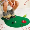 Gioco golf da bagno minigolf toilette set da gioco completo svago e divertimento